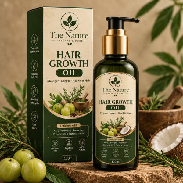 Signature Hair Growth Oil — The Ultimate Natural Blend for Faster Growth, Thicker Hair & Scalp Health | 100% Organic