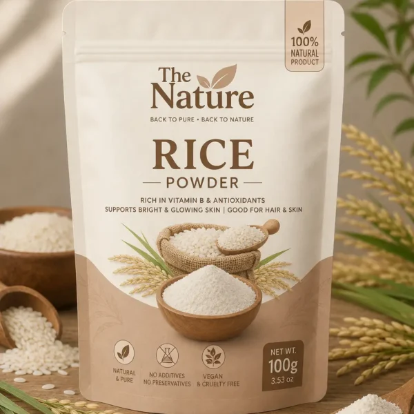 Rice Powder for Face Brightening and Oil Control