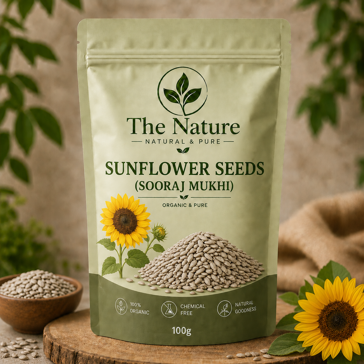 Sunflower Seeds (Sooraj Mukhi) – Pure Healthy Snacking Seeds